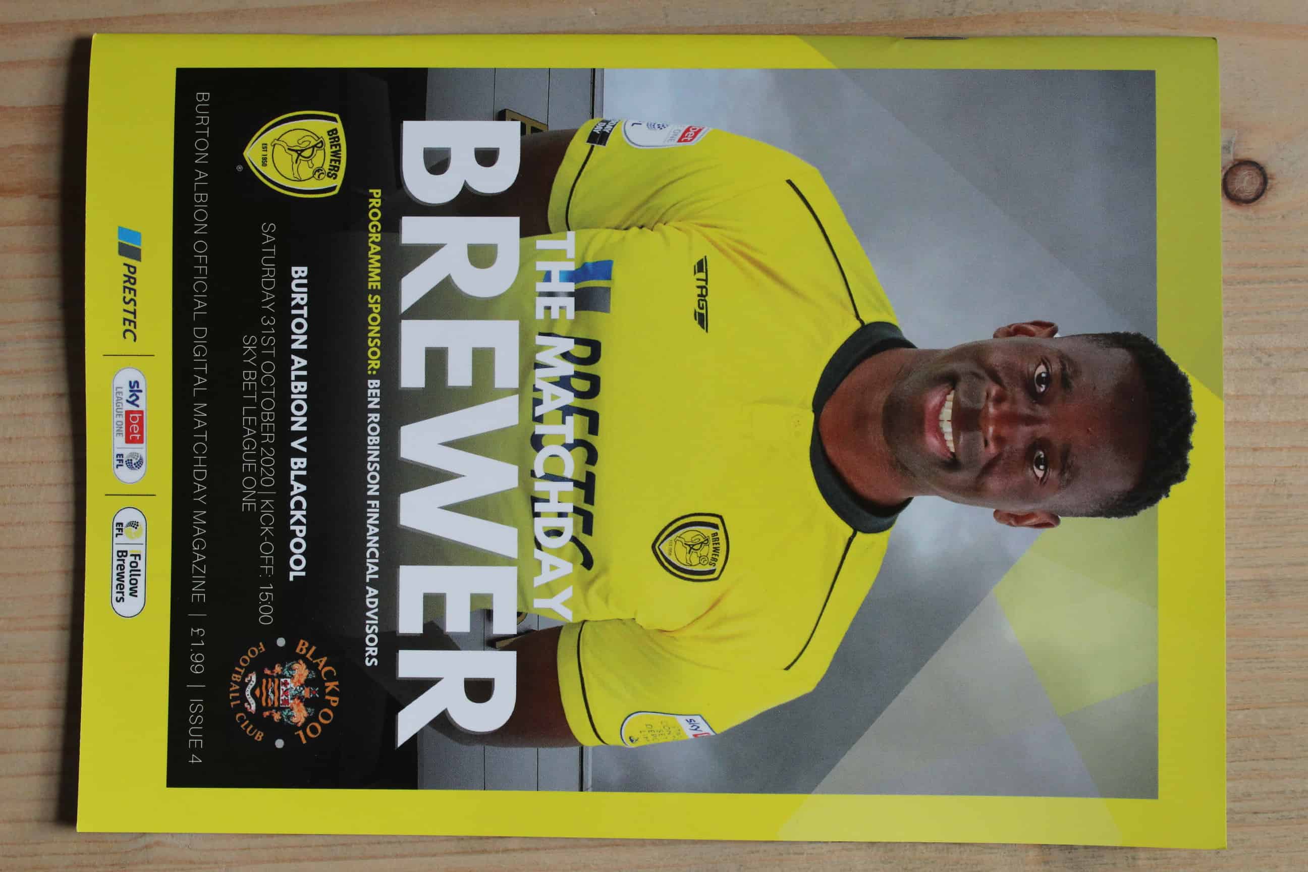 Burton Albion FC v Blackpool FC